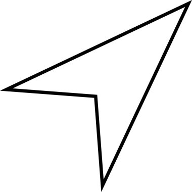 kullanıcı arayüzü ok simgesi, vektör illüstrasyonu