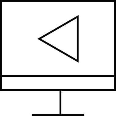 Basit web bilgi simgesi, vektör illüstrasyonu