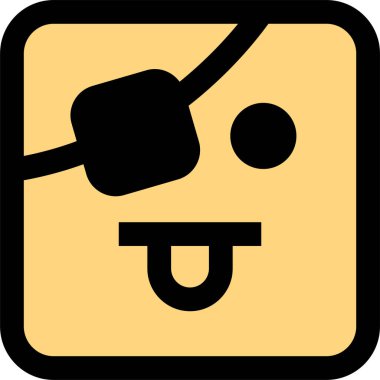 yüz simgesi, vektör illüstrasyonu 