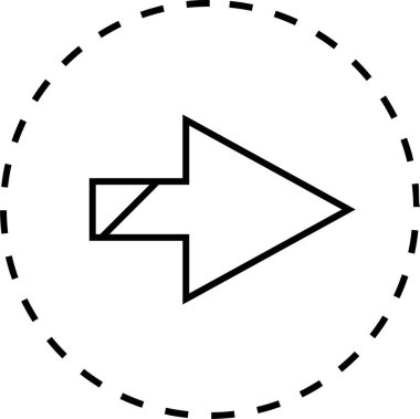 kullanıcı arayüzü ok simgesi, vektör illüstrasyonu