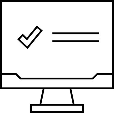 Basit web bilgi simgesi, vektör illüstrasyonu