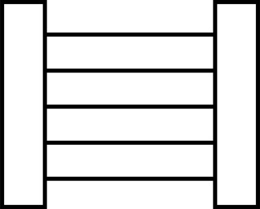 Soyut geometrik şekillerin basit simgesi, vektör illüstrasyonu