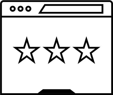 Basit web bilgi simgesi, vektör illüstrasyonu