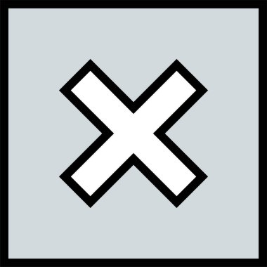 Kişisel ve ticari kullanım için tek bir simgenin vektör illüstrasyonu.