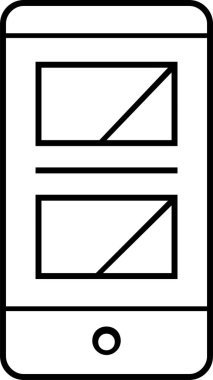 Cep telefonu. Basit tasarım