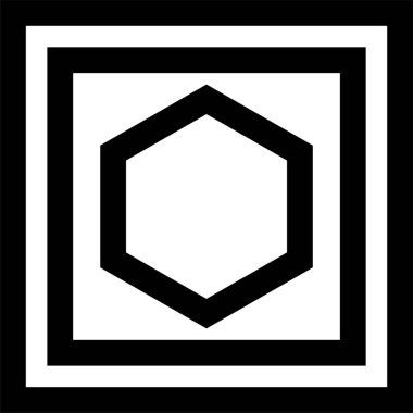 Basit bilgisayar arayüzü simgesi, vektör illüstrasyonu