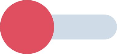 Basit kaydırma simgesi, vektör illüstrasyonu