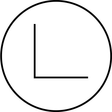 Basit bilgisayar arayüzü simgesi, vektör illüstrasyonu