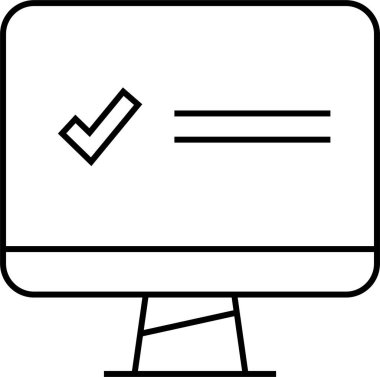 Basit web bilgi simgesi, vektör illüstrasyonu