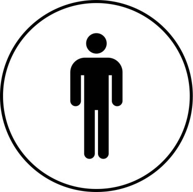 Basit web bilgi simgesi, vektör illüstrasyonu