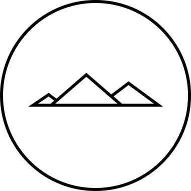 Mısır kültürü işaret vektör illüstrasyonu