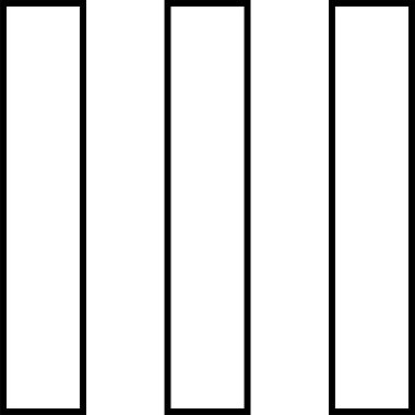 Basit bilgisayar arayüzü simgesi, vektör illüstrasyonu