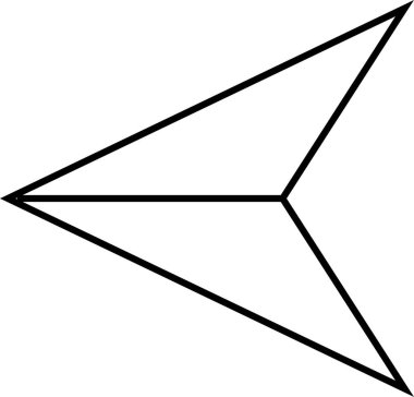 kullanıcı arayüzü ok simgesi, vektör illüstrasyonu