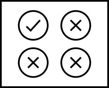 Web arayüzü simgesi, vektör illüstrasyonu