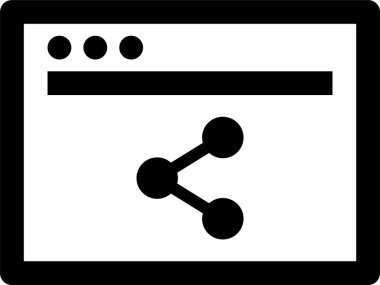 veritabanı. Web simgesi basit illüstrasyon
