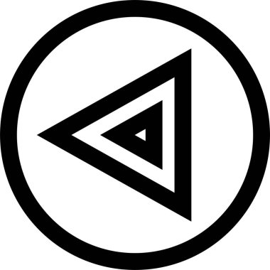 kullanıcı arayüzü ok simgesi, vektör illüstrasyonu