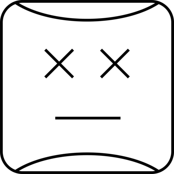 Emoji Arcvektor Illusztráció — Stock Vector