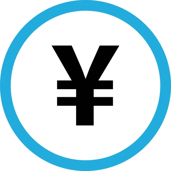 Yen Symbol Vektor Illustration — Stockvektor