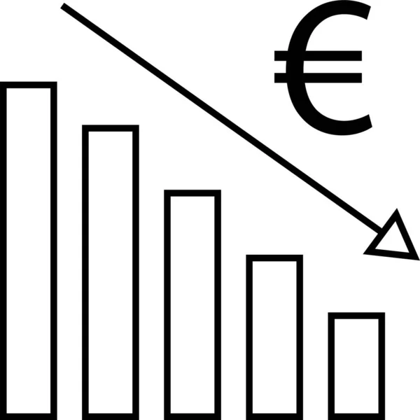 Financiën Ikoon Zakelijk Icoon Geld Ikoon Vector Illustratie — Stockvector