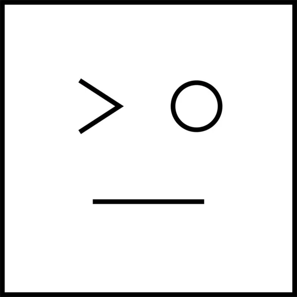 Emoji Faccia Vettoriale Illustrazione — Vettoriale Stock