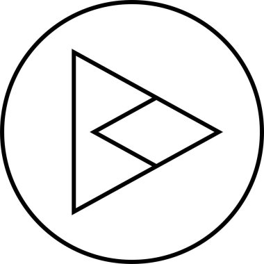 kullanıcı arayüzü ok simgesi, vektör illüstrasyonu