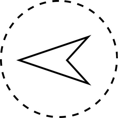 kullanıcı arayüzü ok simgesi, vektör illüstrasyonu