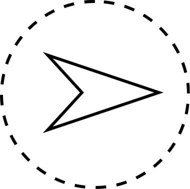 kullanıcı arayüzü ok simgesi, vektör illüstrasyonu