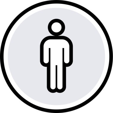 kullanıcı profili simgesi, vektör illüstrasyonu