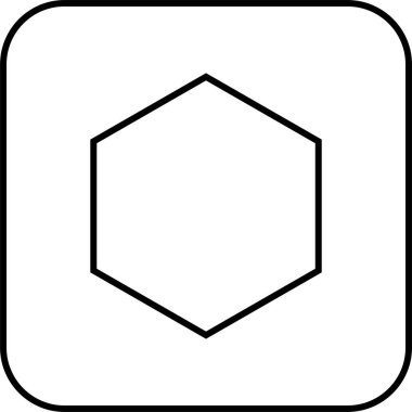 Basit bilgisayar arayüzü simgesi, vektör illüstrasyonu