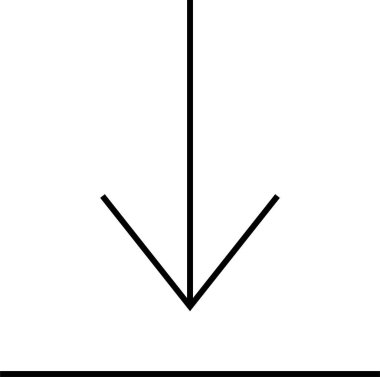 navigasyon simgesi işaret vektör çizimi