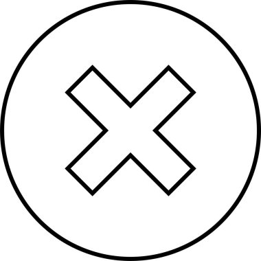 Basit bilgisayar arayüzü simgesi, vektör illüstrasyonu