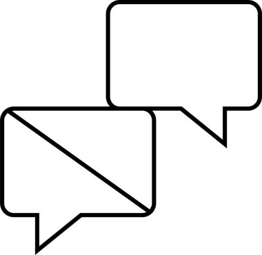 SMS ve Metin konuşma ikonu vektör illüstrasyonu