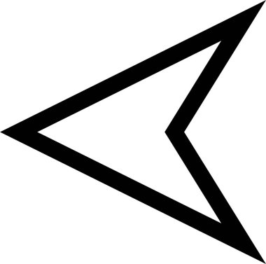 Konum simgesi. Yönlendirme simgesi. Harita Simgesi, Vektör İllüstrasyonu