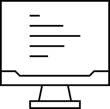 Basit web bilgi simgesi, vektör illüstrasyonu