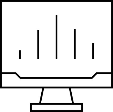 Basit web bilgi simgesi, vektör illüstrasyonu