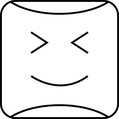 emoji yüz vektör illüstrasyonu