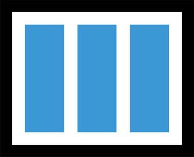 Pencere. Web simgesi basit illüstrasyon