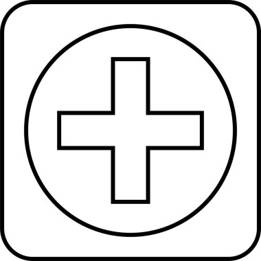 Tıbbi ve tıp sembolünün vektör illüstrasyonu