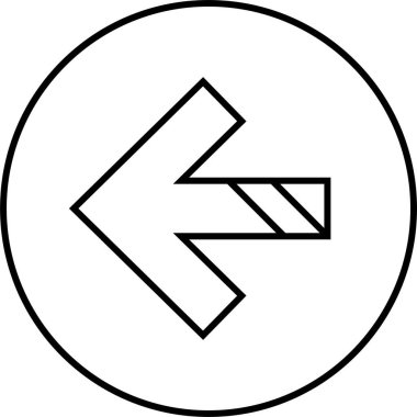 kullanıcı arayüzü ok simgesi, vektör illüstrasyonu