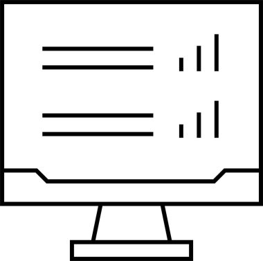 Basit web bilgi simgesi, vektör illüstrasyonu