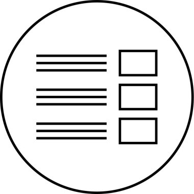 Web arayüzü simgesi, vektör illüstrasyonu