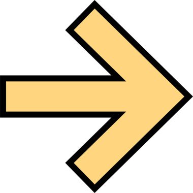 kullanıcı arayüzü ok simgesi, vektör illüstrasyonu