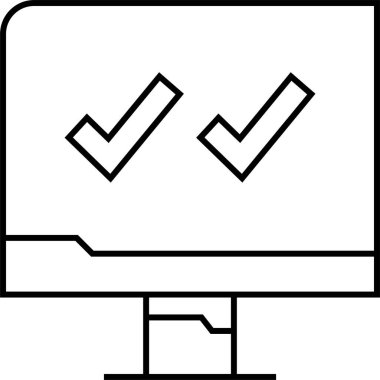 Basit web bilgi simgesi, vektör illüstrasyonu