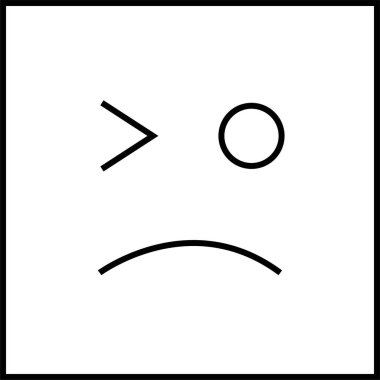 emoji yüz vektör illüstrasyonu