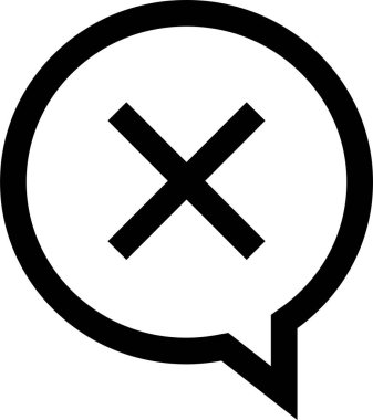 sohbet simgesi vektör illüstrasyonu