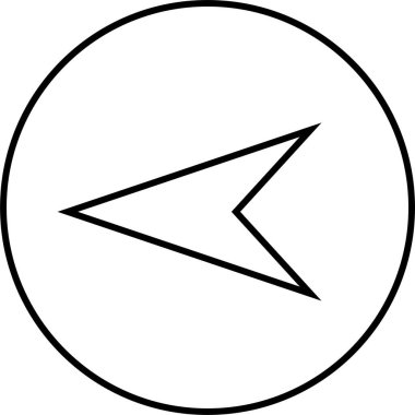 kullanıcı arayüzü ok simgesi, vektör illüstrasyonu