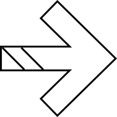 kullanıcı arayüzü ok simgesi, vektör illüstrasyonu