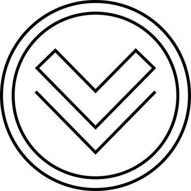 kullanıcı arayüzü ok simgesi, vektör illüstrasyonu