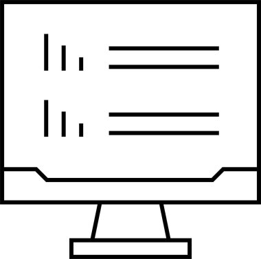 Basit web bilgi simgesi, vektör illüstrasyonu