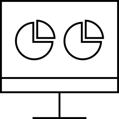 Basit web bilgi simgesi, vektör illüstrasyonu